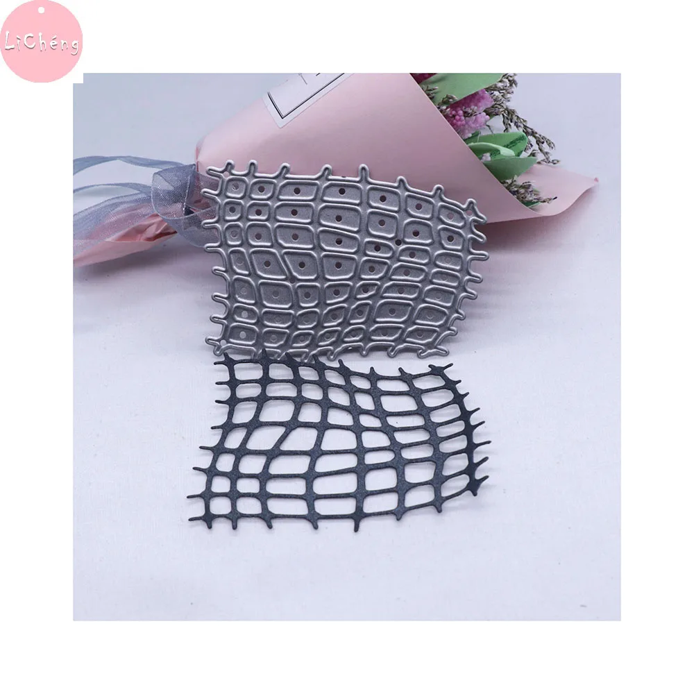 Металлические Вырубные штампы в сетку для скрапбукинга рукоделия сделай сам