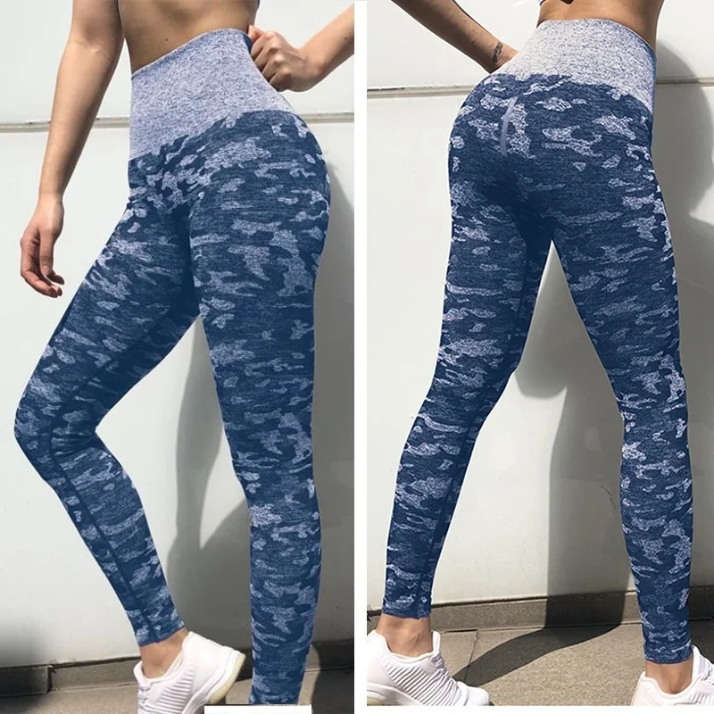 2020 Женские Бесшовные штаны для йоги с высокой талией спортивные Леггинсы