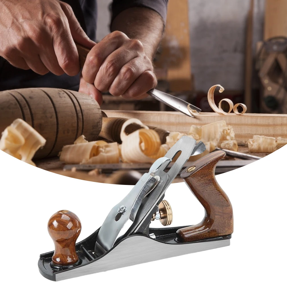 

Верстак ручной плоский Регулируемый разглаживающий Рубанок Инструмент для деревообработки бритья грубых деревянных поверхностей плавный...