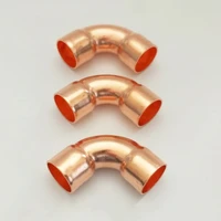 12 34 1 12 7 16 19 22 25 4 28 6mm id 99 9 copper end feed long radius 90 degree elbow fitting coupler for air condition