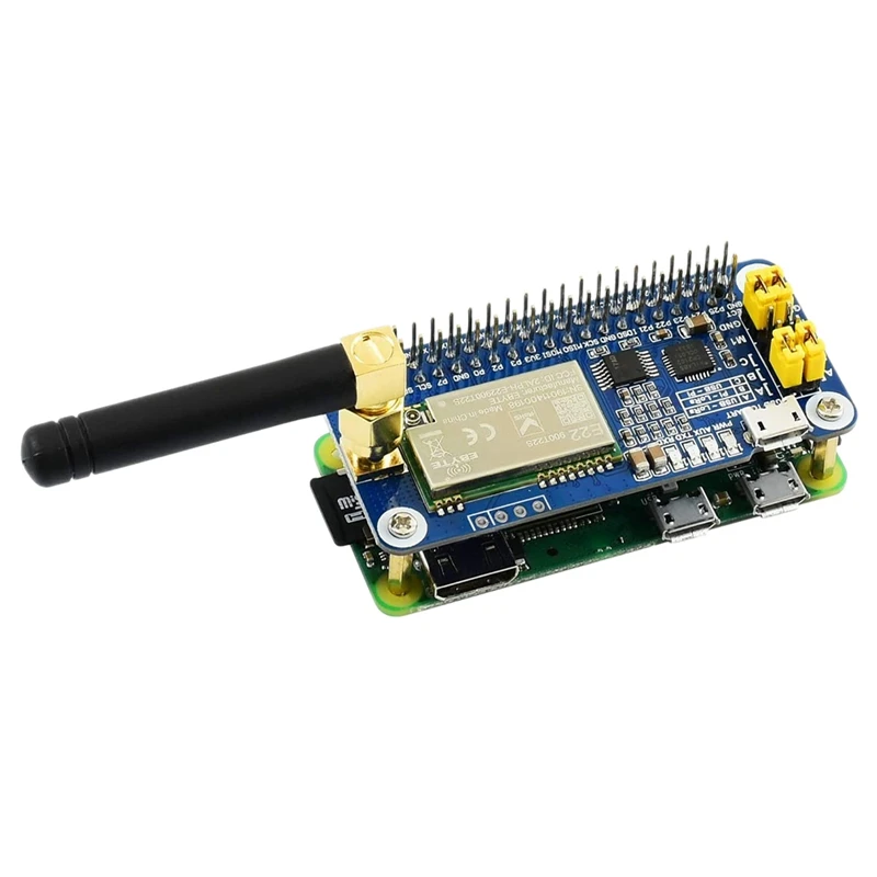 

Шляпа LoRa Waveshare SX1262 для Raspberry Pi включает Частотный диапазон 915 МГц с широкодиапазонной модуляцией спектра