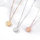 Женское колье из титановой стали, в китайском стиле