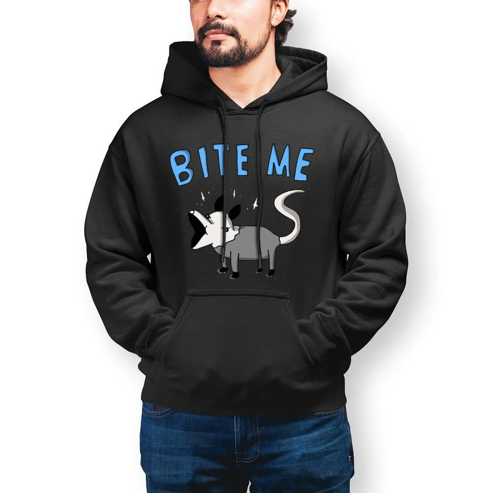 

Толстовка с капюшоном с изображением животных, популярные хлопковые толстовки с длинным рукавом, Мужская теплая уличная одежда, пуловер, то...