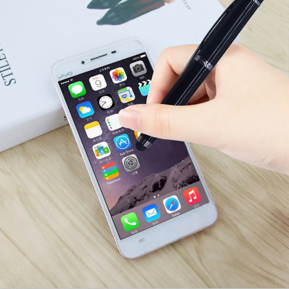 Креативная металлическая шариковая ручка 2 в 1 + USB 0 флеш накопитель коробка 64 ГБ 32