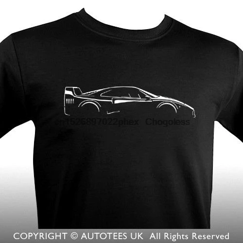 AUTOTEES футболка с изображением автомобиля премиум класса для любителей спортивных
