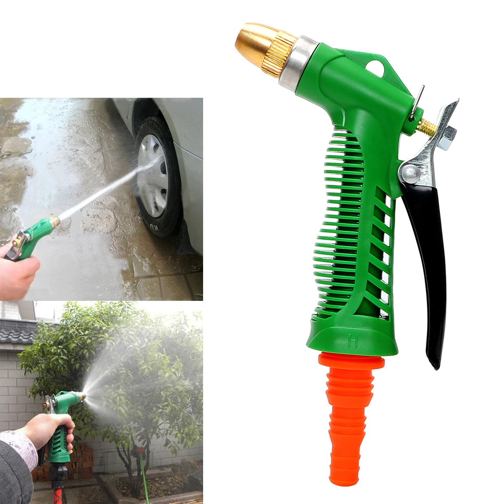 

LEEPEE Durable Copper Washer Gun Nozzle Household Garden Car Wash Water Gun Adjustable Pressure Water Gun Garden Tools