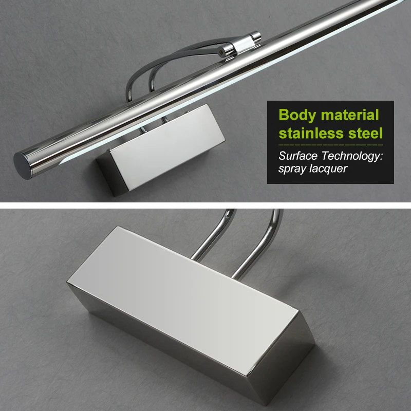 Водонепроницаемый светодиодный зеркальный светильник современная настенная