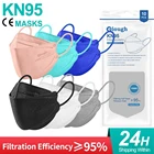 Маска для рыбы ffp2, одобренная CE Европейская Защитная респираторная маска, маски для рта ffp2reable, сертифицированная fpp95, 2 цвета