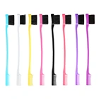 1 шт. Красота двойной боковой край Управление гребень для волос заколки для волос кисть для бровей, кисть для укладки волос салон женские аксессуары для волос инструменты для макияжа