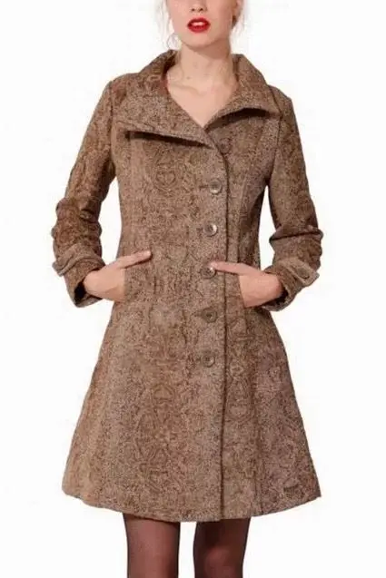 9 DESIGUAL Damen Mantel Jacke цветы дамы пальто куртка разнообразие - Цвет: 9