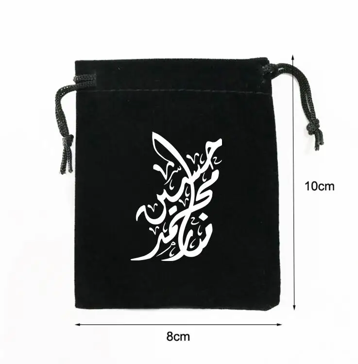 

Заказной логотип (100 шт. для каждого логотипа) всего 700 шт. 8x10 см завязки черные бархатные сумки с белым логотипом доставка через Aramex