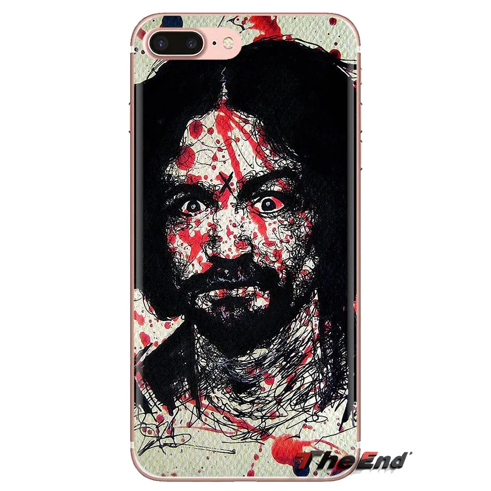 Мягкие прозрачные чехлы для Xiaomi Redmi 4A S2 Note 3 3S 4 4X5 Plus 6 7 6A Pro Pocophone F1 Charles Manson |