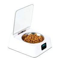 350ml dogs cats automatic feeder 5g infrared sensor switch cover anti mouse moisture proof intelligent bowl pet feeder