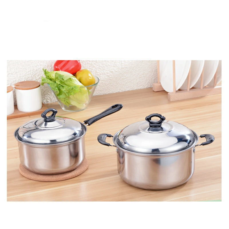 Молочный горшок из нержавеющей стали суповый маленький молочный Корейская