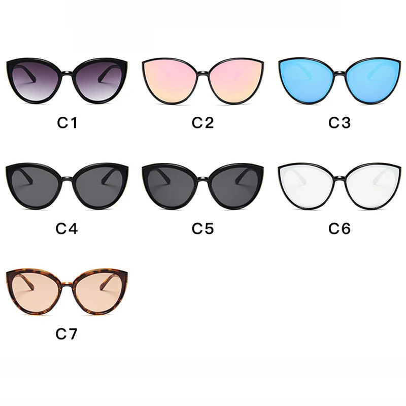 Модные женские солнцезащитные очки SO &amp EI кошачий глаз градиентные зеркальные