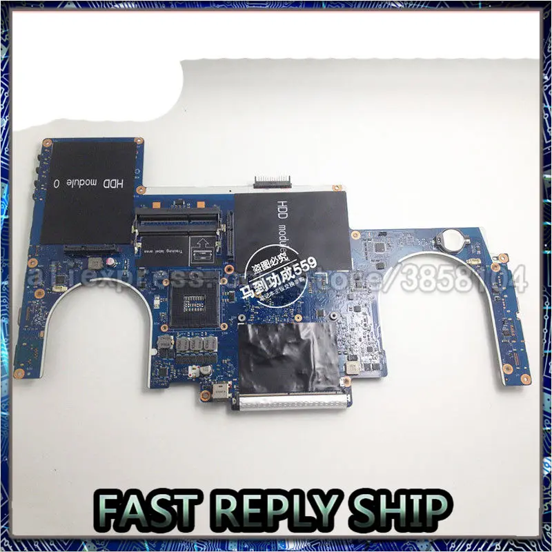 SHELI для DELL Alienware M17x R3 Материнская плата ноутбука PAR00 LA 6601P CN 0GFWM3 GFWM3 HM67|Материнские