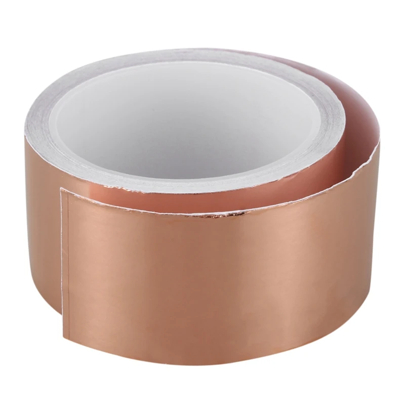 

50mmx10M EMI Copper Adhesive Copper Foil Copper Tape Self-adhesive tape roll