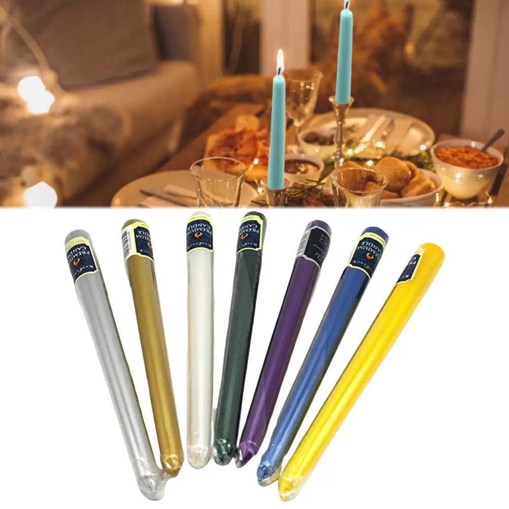 12 шт. 10 дюймов длинный карандаш торт свеча безопасный пламя бездымного ребенок