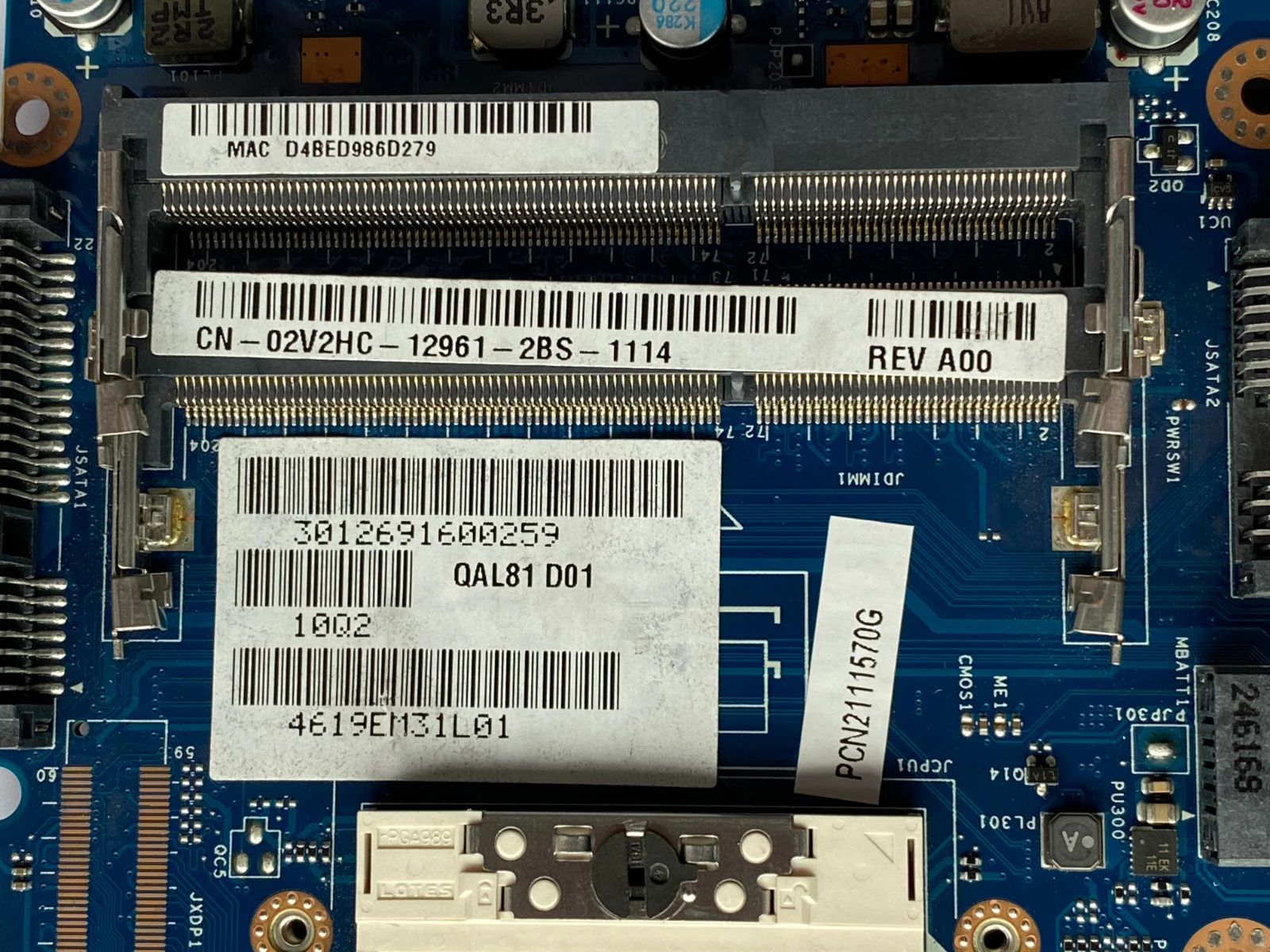 Высокое качество CN-02V2HC для Dell Latitude E6430 Материнская плата ноутбука QAL81 LA-7782P N13M-NS1-A1