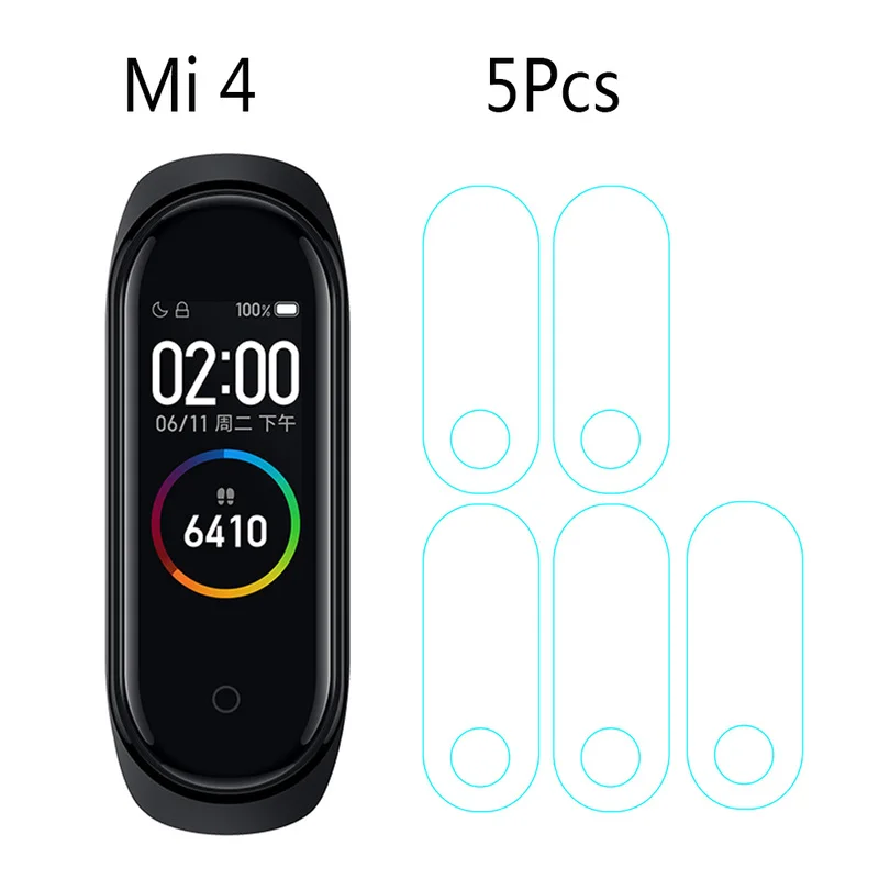 Для Xiaomi Smart Браслет 4 закаленная Гидрогелевая пленка устойчивая к царапинам Mi Band
