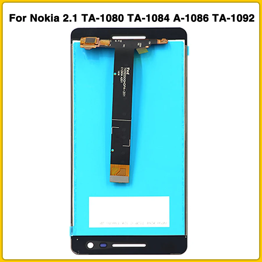 Для Nokia 2 1 N TA 1080 1084 A 1086 1092 1093 5 &quotЖК дисплей сенсорный экран панель Полная сборка