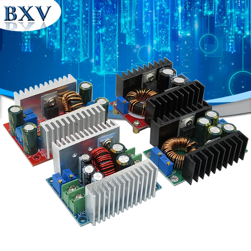 DC-DC 150W 10-32V постоянного тока до 12-35V/9A 300W 5-40 В 1 2-35V/300W 20A/400W 15A 8 5 с v-образным вырезом