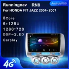 Runningnav для HONDA FIT JAZZ 2004- 2007 Android автомобильное радио, мультимедийный видеоплеер, навигация GPS
