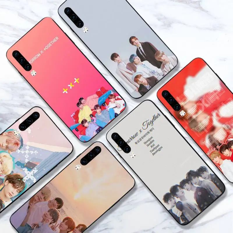 

Kpop TOMORROW X TOGETHER TXT Phone Case For Huawei honor Mate 10 20 30 40 i 9 8 pro x Lite P smart 2019 Y5 2018 nova 5t