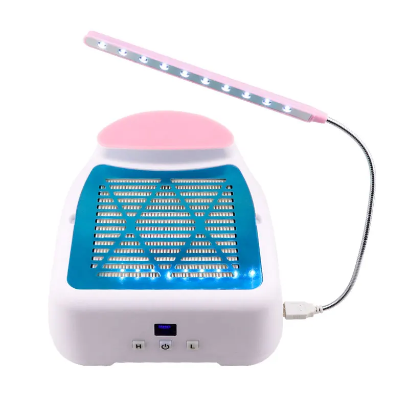 Беспроводной 30 Вт 2 в 1 пылеуловитель для ногтей маникюрный пылесос с 25000 об/мин