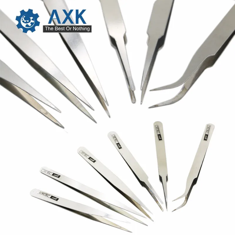 6pcs Tweezers Set Anti-Acid Non-Corrosive Maintenance Repair Tool part DT272 | Инструменты
