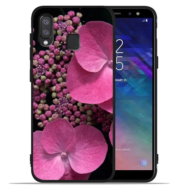 

Hydrangea flower Phone Case for Samsung A02 A52 A12 A8 Plus A9 2018 A10S A20 A30 A40 A50 A70 A72 A32 M02 Case
