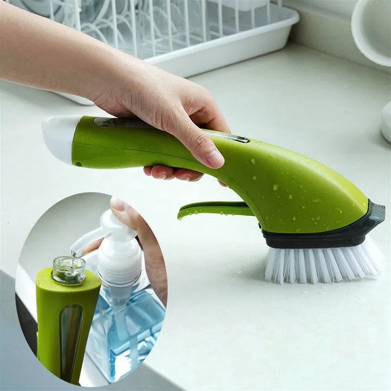 

Многофункциональные технические щетки, щетка для мытья посуды с длинной ручкой, автоматический диспенсер жидкости, кухонные инструменты