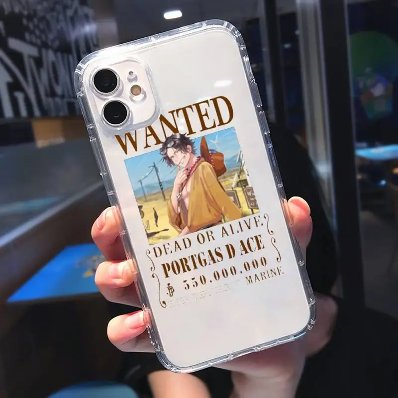 

One Piece Luffy Phone Case Transparent soft For iphone 5 5s 5c se 6 6s 7 8 11 12 plus mini x xs xr pro max