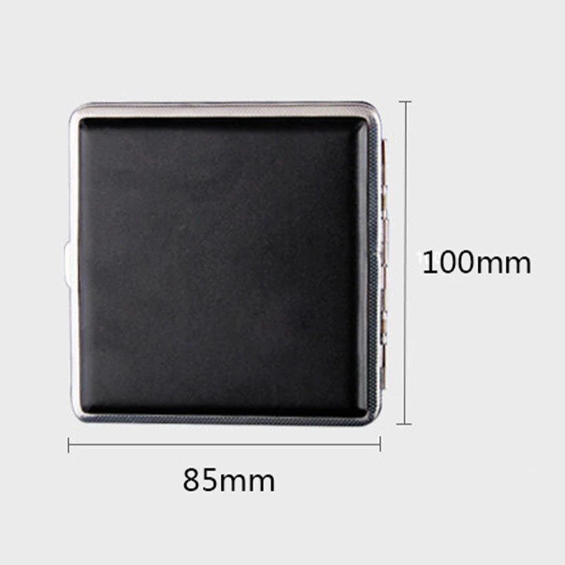 Кожаный чехол для сигар сигарет табака карманная коробка хранения 20 США |