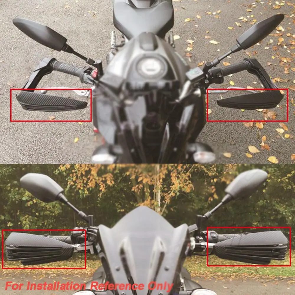 

1 Pair Motorcycle Hand Guards 22mm 7/8 Handlebar Handguards Motorcycle Accessories Parts with Turn Signal Light