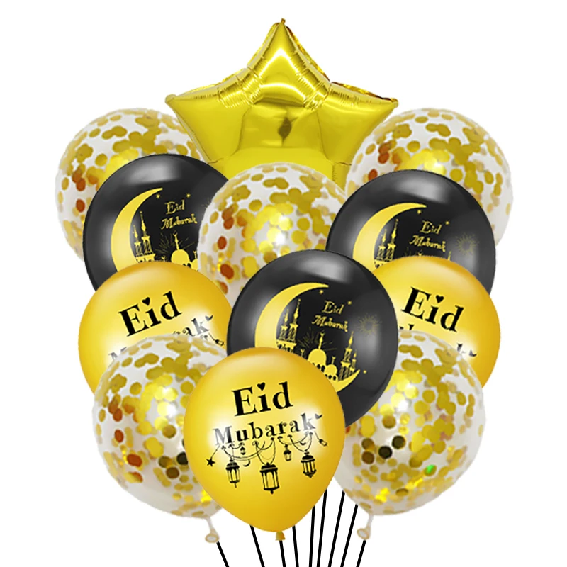 

Набор латексных воздушных шаров с конфетти, 12 шт.