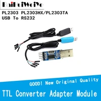 pl2303 pl2303hxpl2303ta usb to rs232 ttl converter adapter module with dust proof cover pl2303hx for arduino download cable