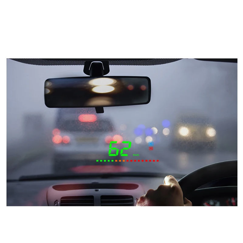 Onever Car HUD Projector Auto Display Electronic Windshield Precise Satellite Signal Light GPS Durable | Автомобили и мотоциклы