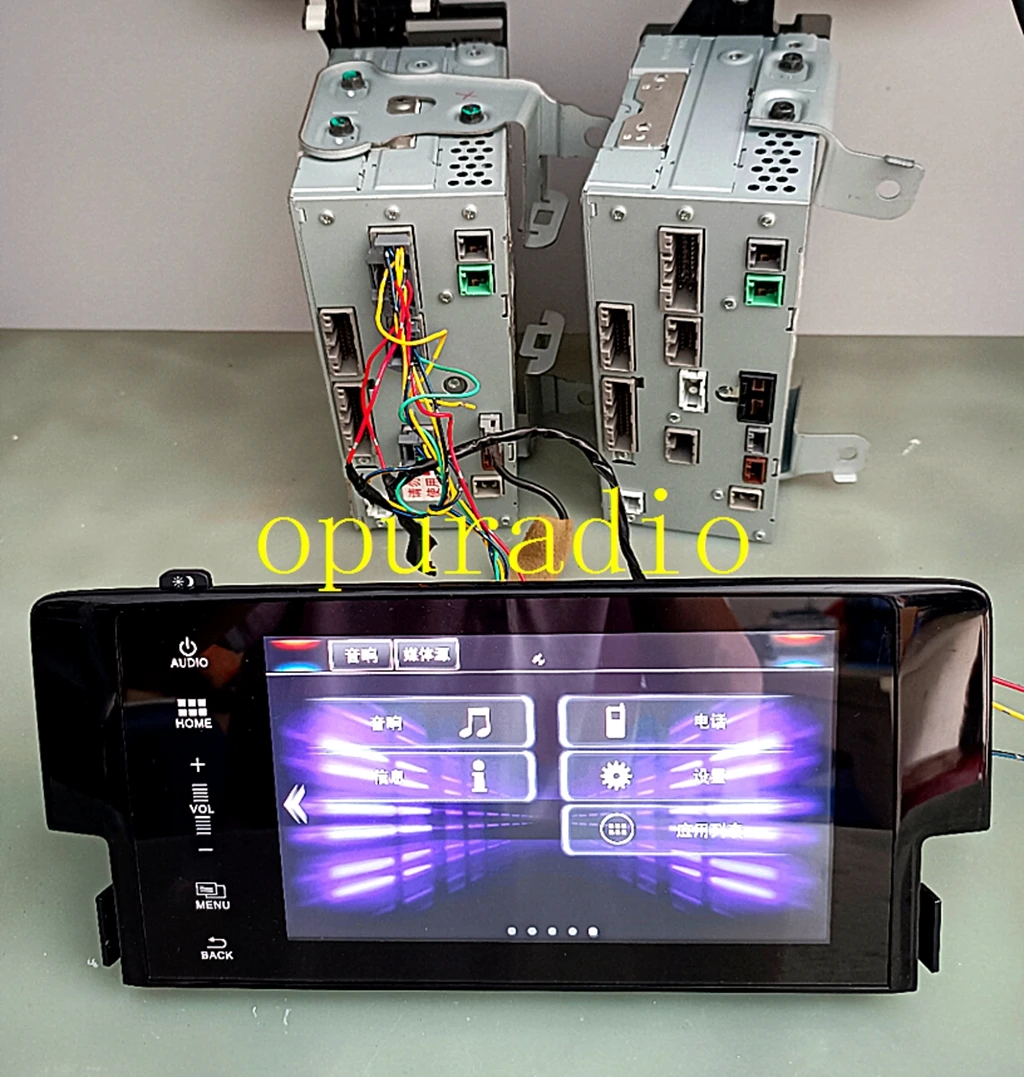 Бесплатная доставка 7-дюймовый сенсорный экран стеклянный дигитайзер для 10-го Honda