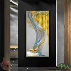 Золотые животные олени скандинавские абстрактные картины холст настенная живопись F гостиная спальня вход декоративная картина 6-5