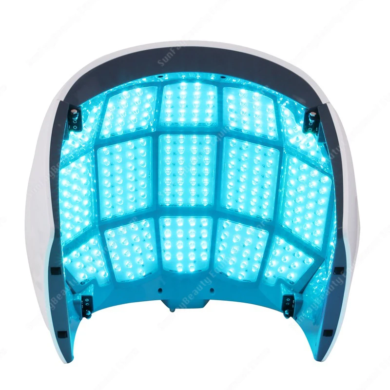 Складная 7 цветов PDT светодиодная фотонсветильник вая терапевтическая маска для