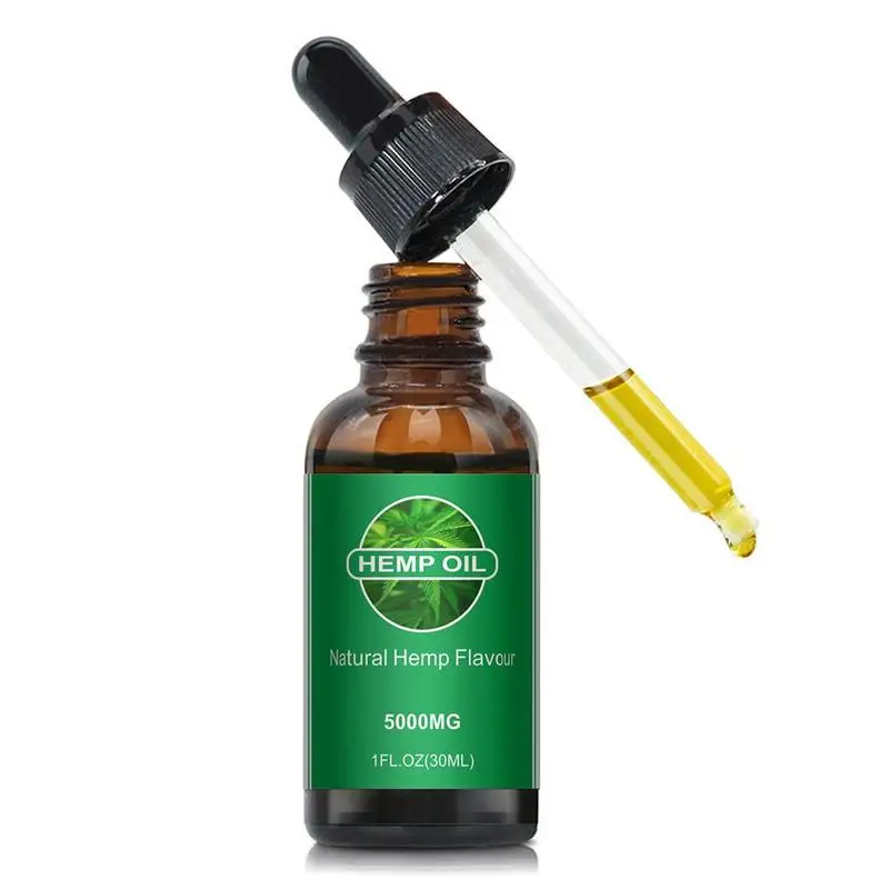 

30ml 5000mg CBD Oil Hemp Seed Oil Herbal Drops Organic Essential Oil Hemp Oil Body Relieve Stress Skin Care Massage Help Sleep