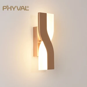 Nordic Creative Wall Light Modern Wall Lamp Rotatable LED Study Bedroom Bedside Lamp Study Living Room Decor Indoor Wall Lamps