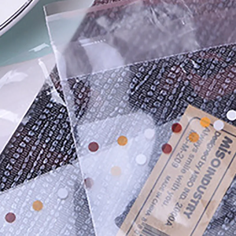 100 шт Подарочный пакет милый медведь любовь сердце упаковка прозрачные сумки