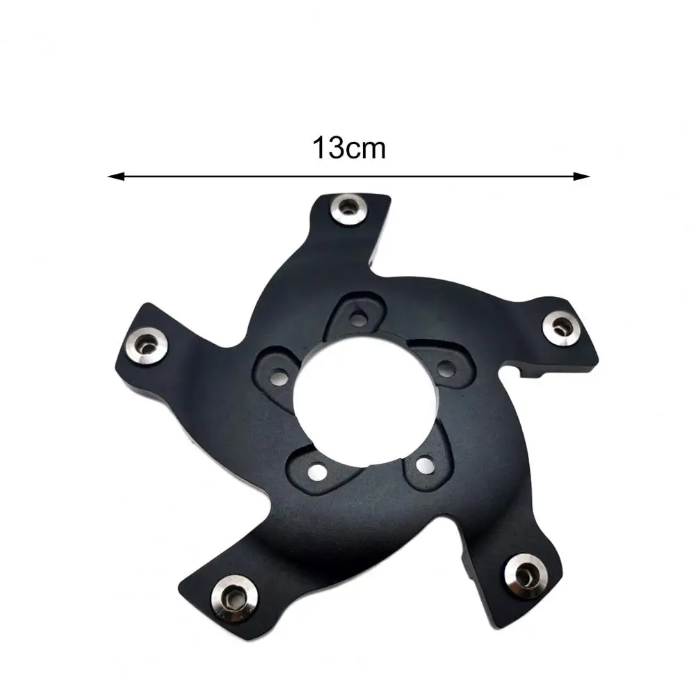

Hot Sales Crank Spider Hollow Design Portable Wear-resistant High Hardness Solid Black Chain Ring Spider Replacement for Motor
