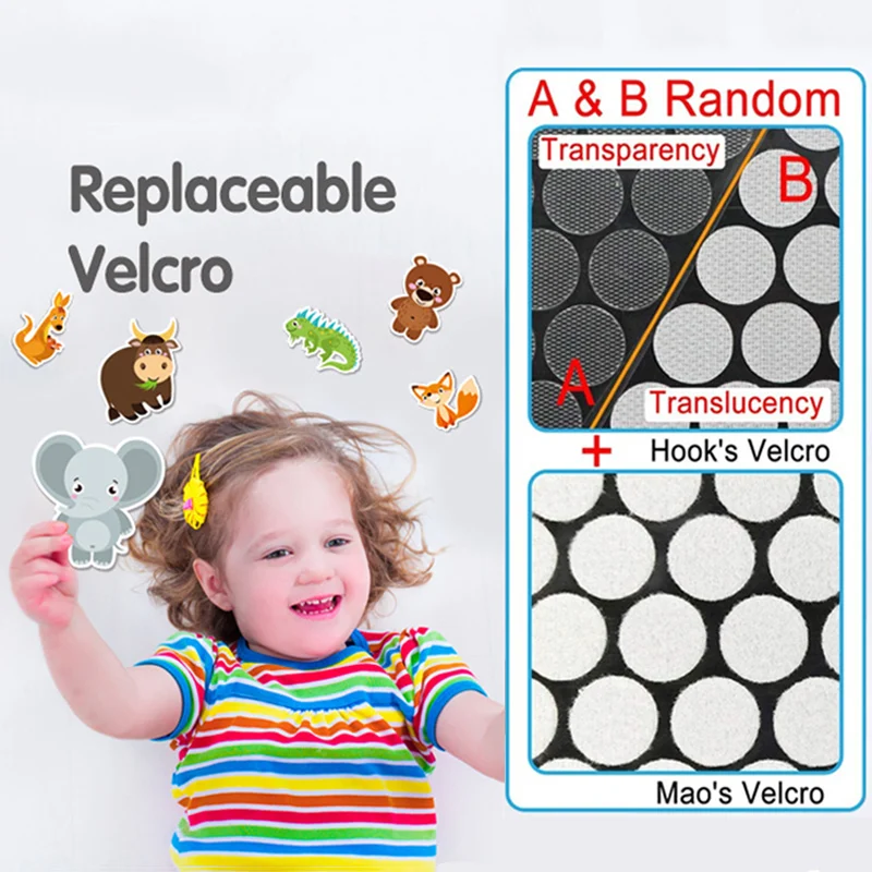 Juguete Montessori My First Busy Book para ni&ntilde;os peque&ntilde;os, libro educativo silencioso de Velcro, carpeta de actividades, tablero ocupado, juguetes de aprendizaje para ni&ntilde;os-5