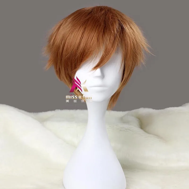 Парик для косплея атака на Титанов короткий синтетический с шелковистыми