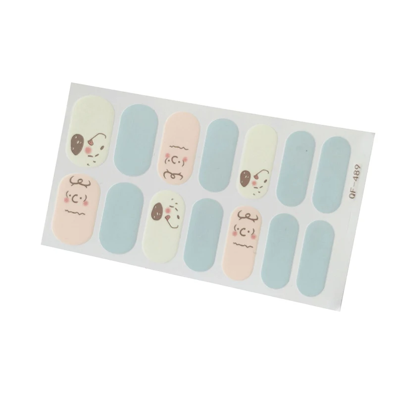

14 posts Cartoon Vikin Color Pattern 3D Waterproof Sunday Nail Sticker