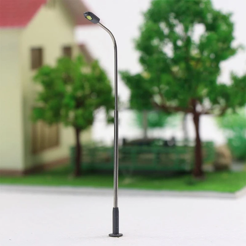 

Mini Street Light Model Railway Train Lamp Post Lights Outdoor Pathway Lantern for House Micro Landscape Garden Parts