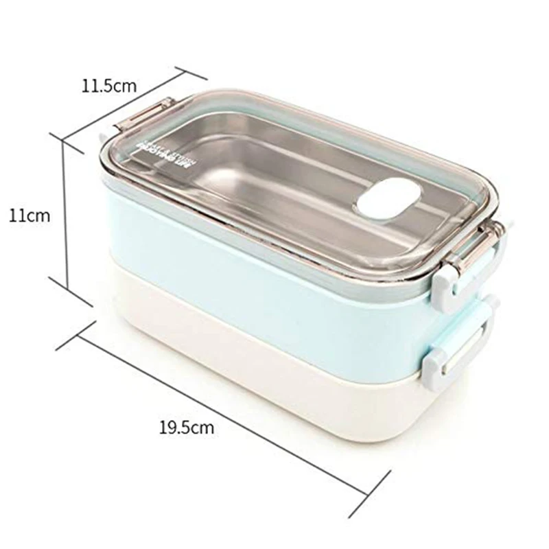 

Single/Double Layer Lunch Box Stainless Steel Lunch Box Student Adult Food Container Picnic Car Office Bento Box with Lunch Bag
